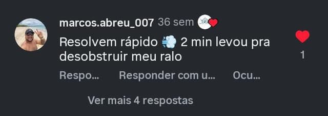 Cliente agradecendo pelo serviço